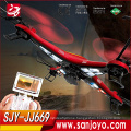 Best drone for sale JJ669 4ch Quadcopter With 2MP Camera 3D LED Light UAV Aerial Aircraft Toy Remove Control Airplane Toy For Ki